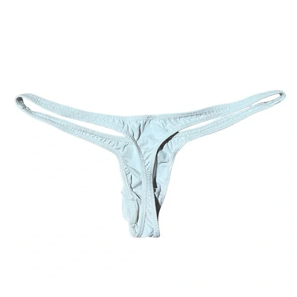 Arroyman White Men’s Thong - Picture 2 of 3